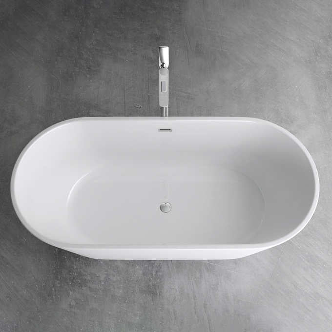 Jade Milano 59 in. Seamless Freestanding Tub
