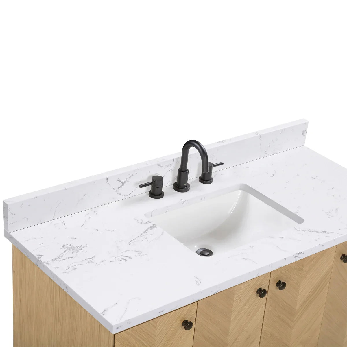 Avanity Aubrey Bathroom Vanity in Brown Oak Finish