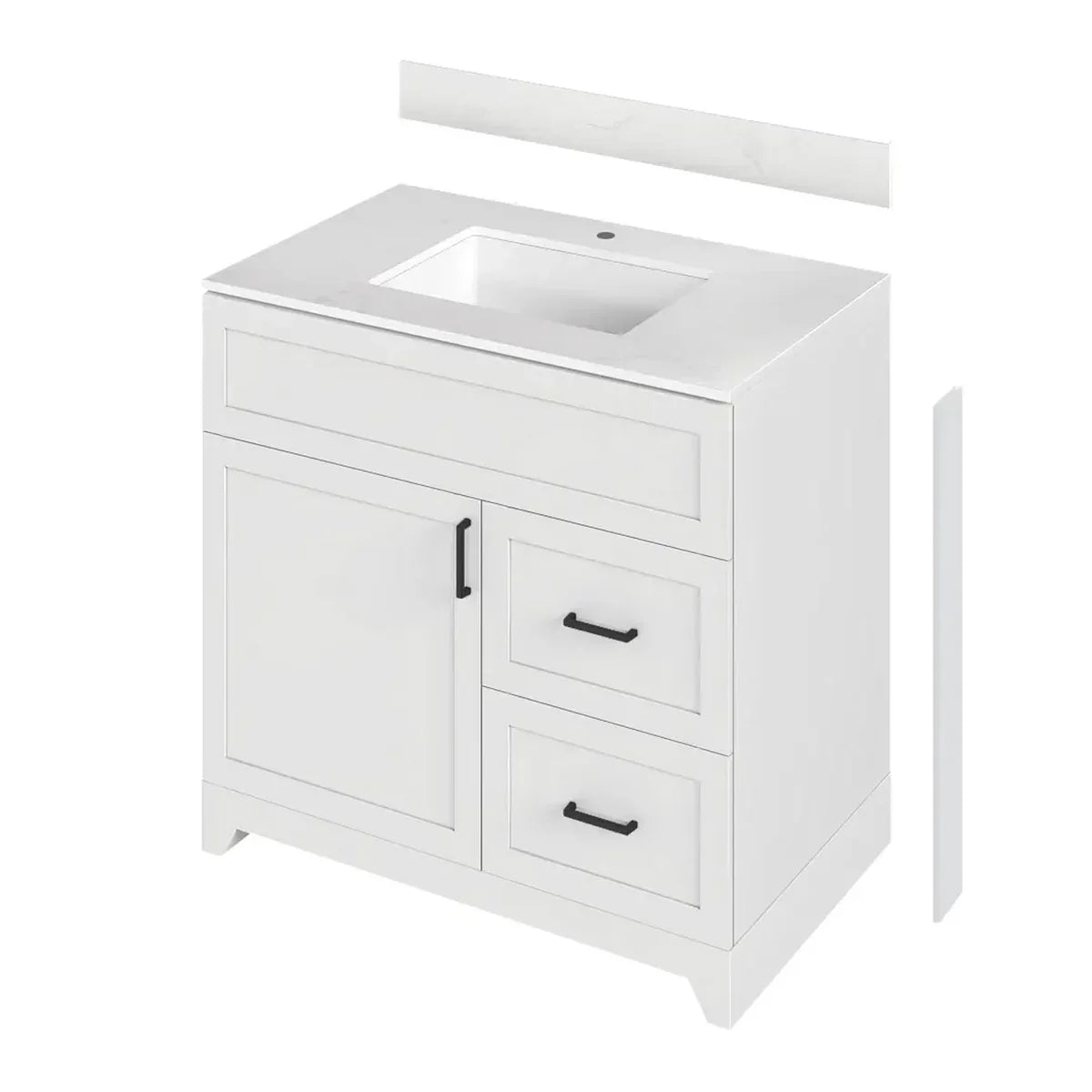 Appollo Lennon Bathroom Vanity in White