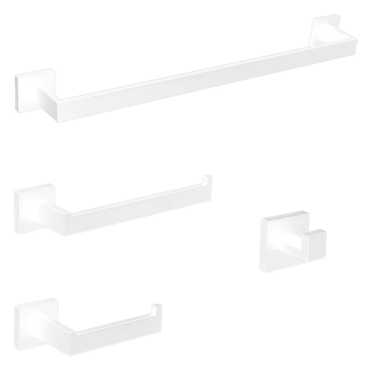 AGUA Canada Dennis 4-piece Square Bathroom Accessory Kit