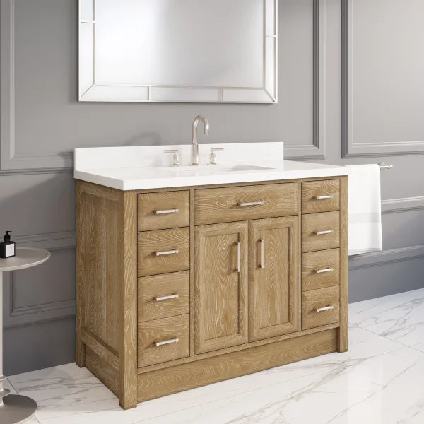 Studio Bathe Calais II 48 in. Single Vanity, Brown