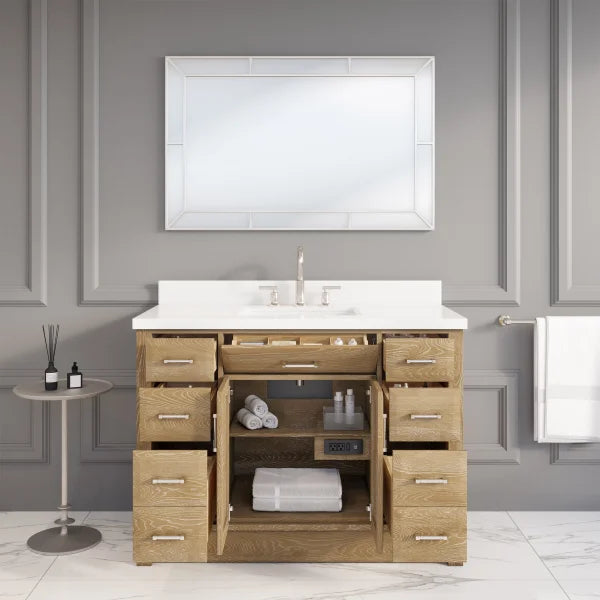Studio Bathe Calais II 48 in. Single Vanity, Brown