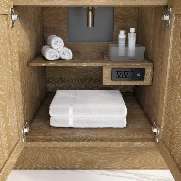 Studio Bathe Calais II 48 in. Single Vanity, Brown