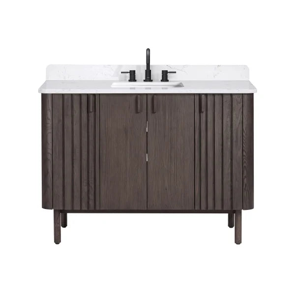 Avanity Brady Bathroom Vanity in Brown Oak Finish