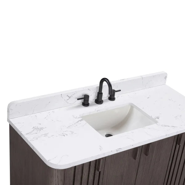 Avanity Brady Bathroom Vanity in Brown Oak Finish
