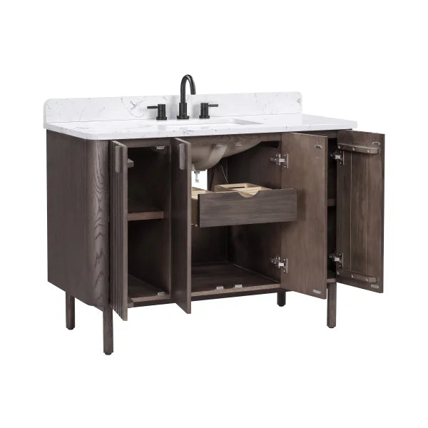 Avanity Brady Bathroom Vanity in Brown Oak Finish