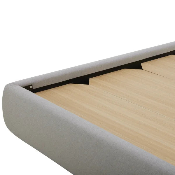 Aiden & Ivy Polyester Fabric Upholstered King Bed