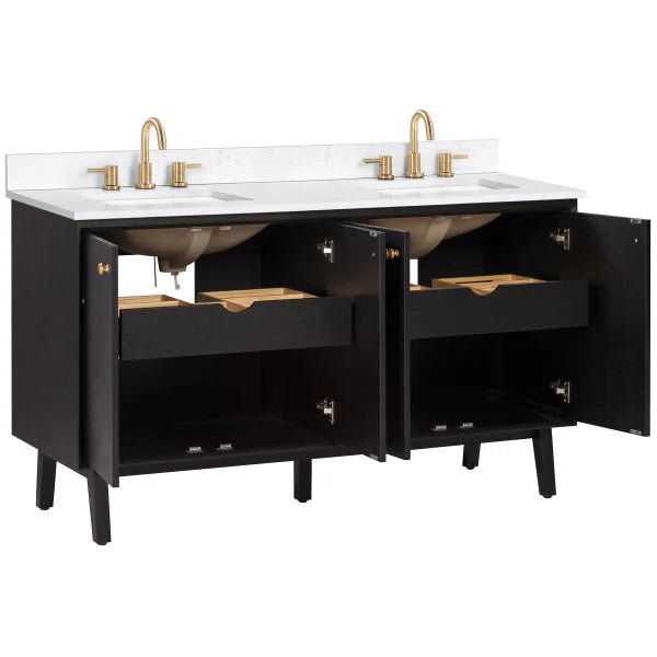 Avanity Aubrey Bathroom Vanity in Black Oak Finish
