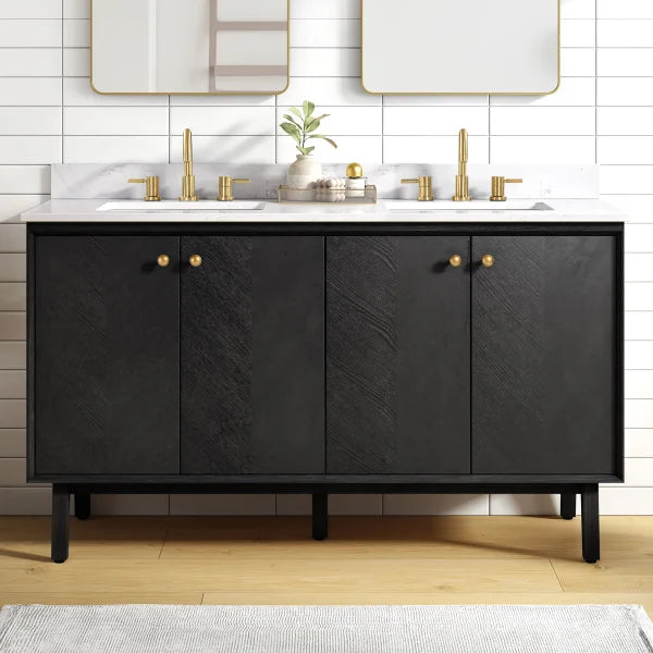 Avanity Aubrey Bathroom Vanity in Black Oak Finish