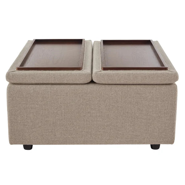 Aiden & Ivy Fabric Storage Ottoman