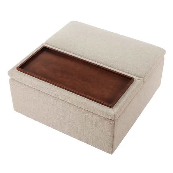 Aiden & Ivy Fabric Storage Ottoman