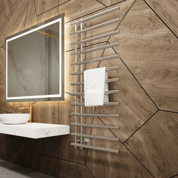 Paris Mirror Leto 13 Bar Heated Towel Warmer