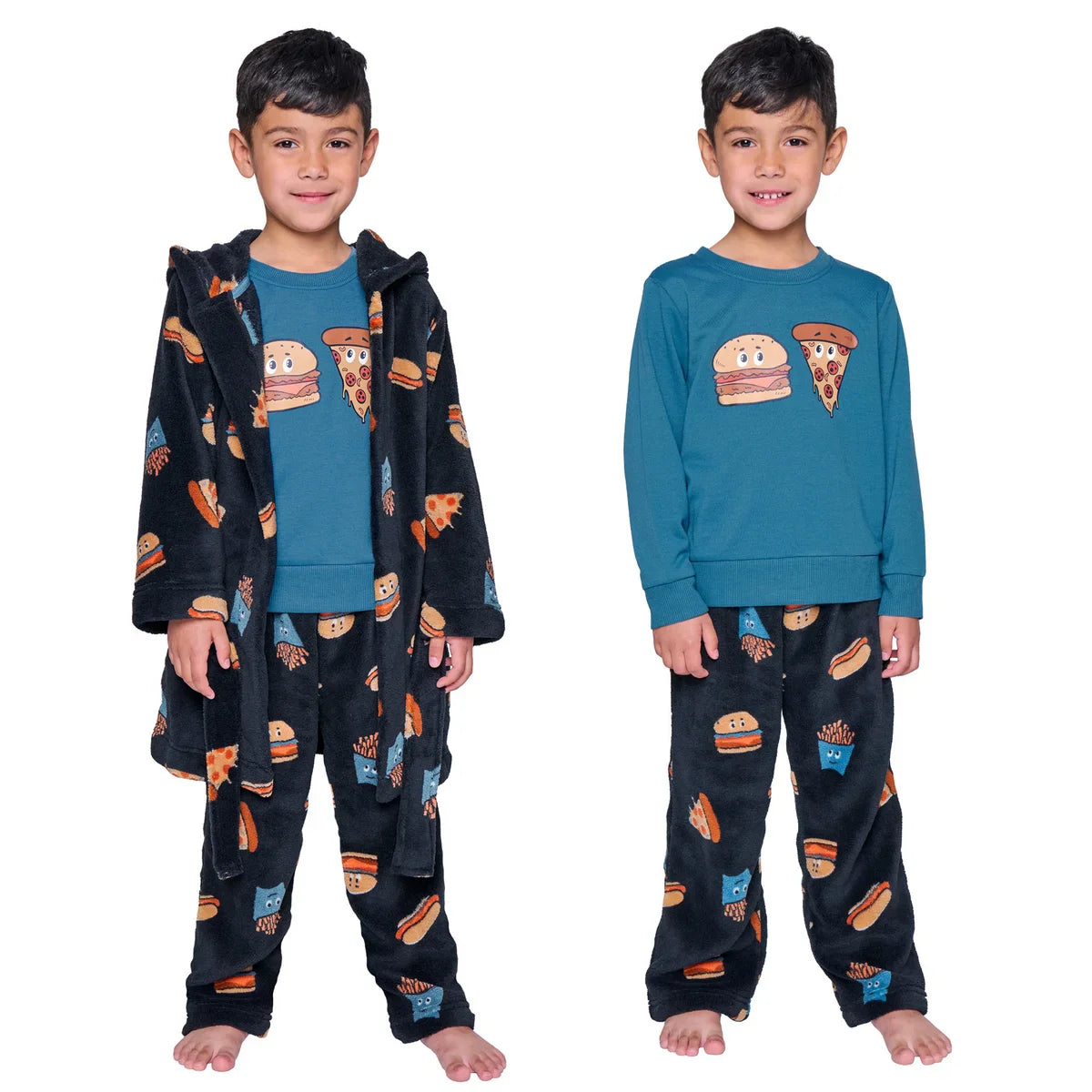 Pekkle Kids 3-piece Robe and Pajama Set