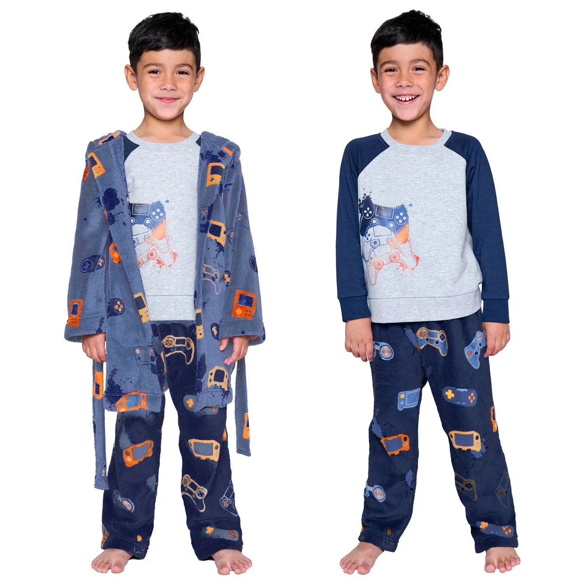 Pekkle Kids 3-piece Robe and Pajama Set