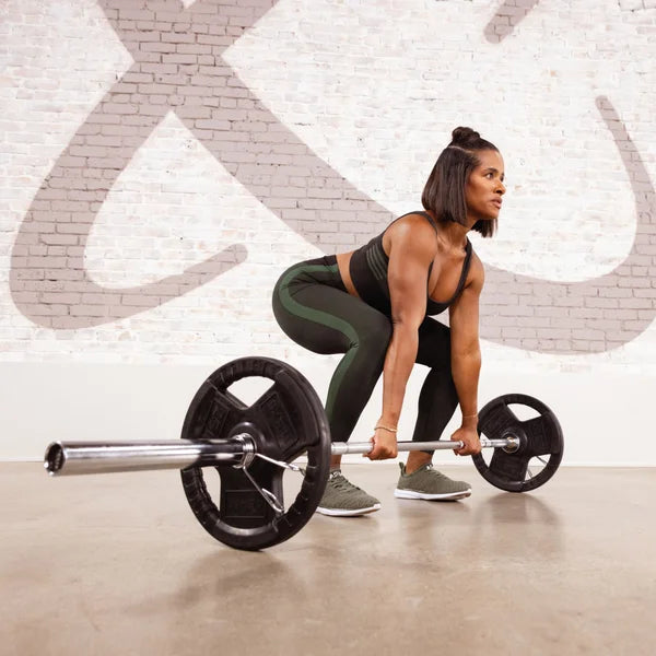 Centr 300 lb. Olympic Weight Set With 7’ Olympic Bar and 12-months Centr Membership
