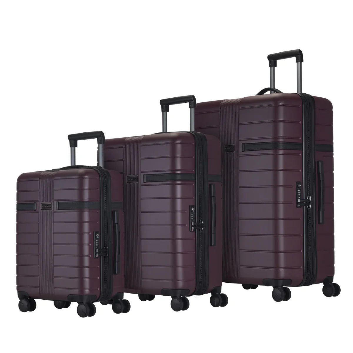 Bugatti Hambourg 3-piece Luggage Set