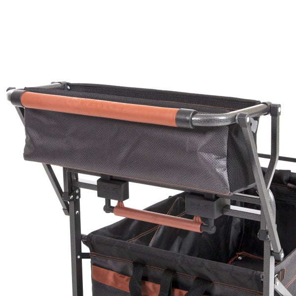 Mac Sports Deluxe Push Pull Folding Wagon with Brakes
