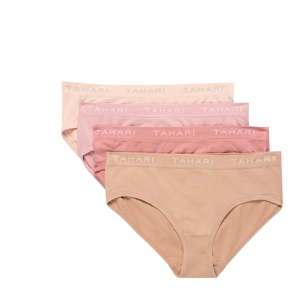 Tahari Girls Seamless Bikini, 4-pack