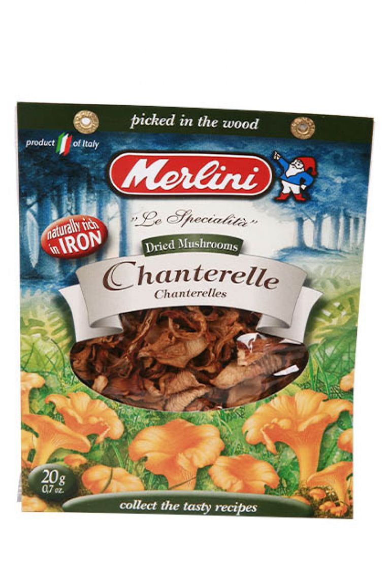 Merlini Dried Chanterelle Mushroom 20Gr