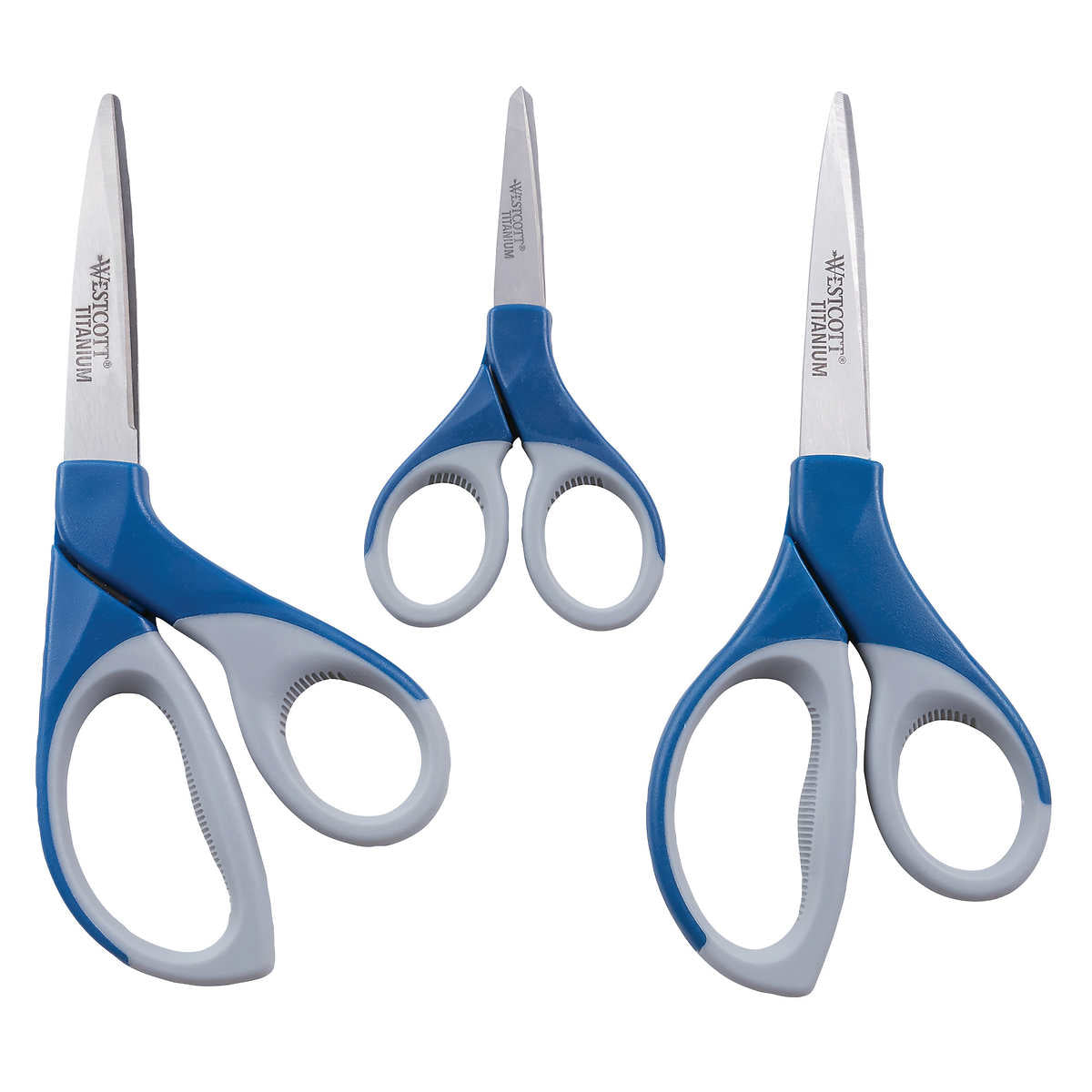 Westcott Titanium Scissors 3 Pieces