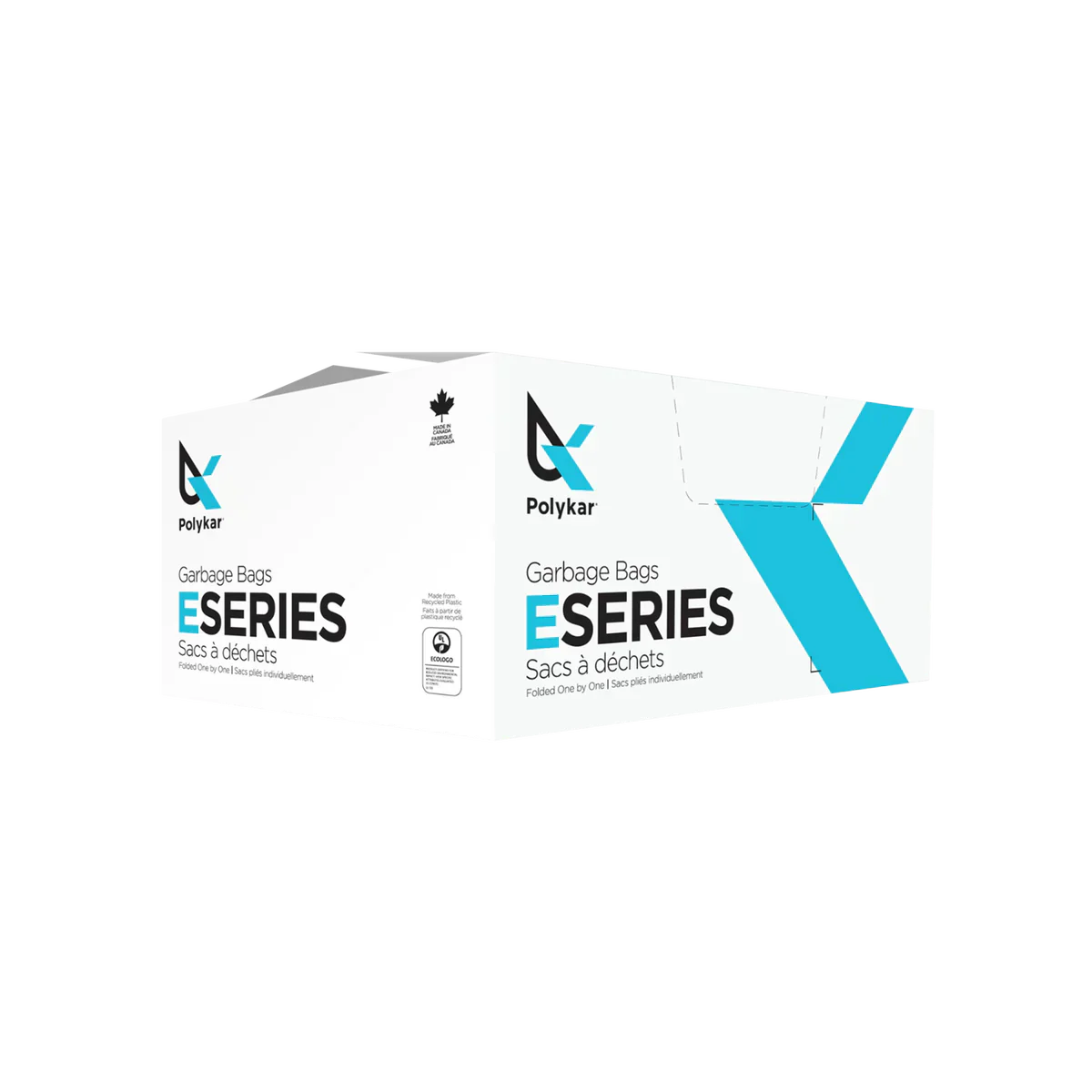 Polykar ESeries Black Garbage Bag Pack Of 100