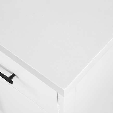 OVE Decors Jonah 60 in. Vanity with White Quartz Top