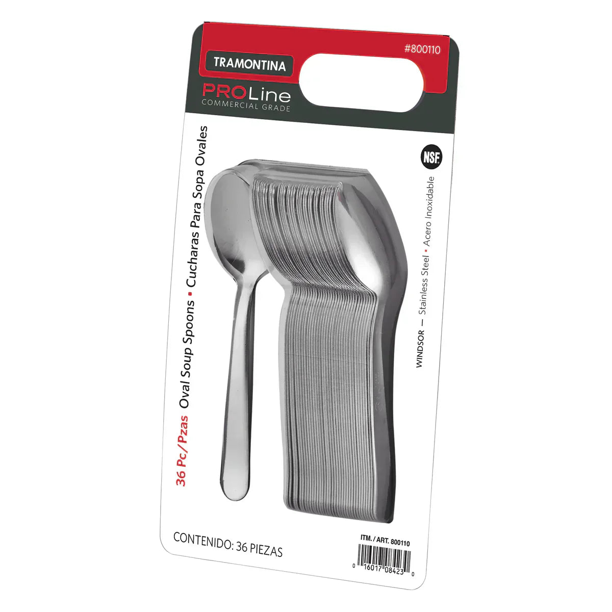 Tramontina ProLine Oval Soup Spoons Pack of 36