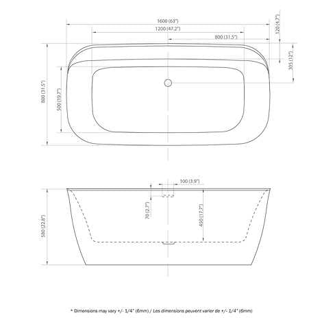 Appollo Callie 63 in. Freestanding Bathtub