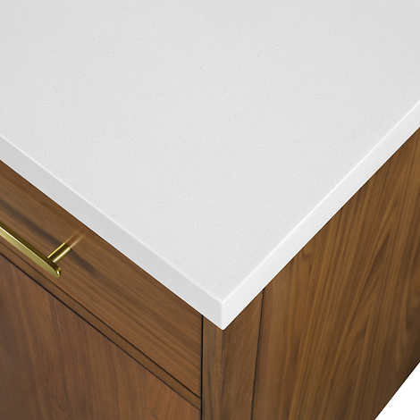 OVE Decors Jonah 60 in. Vanity with White Quartz Top
