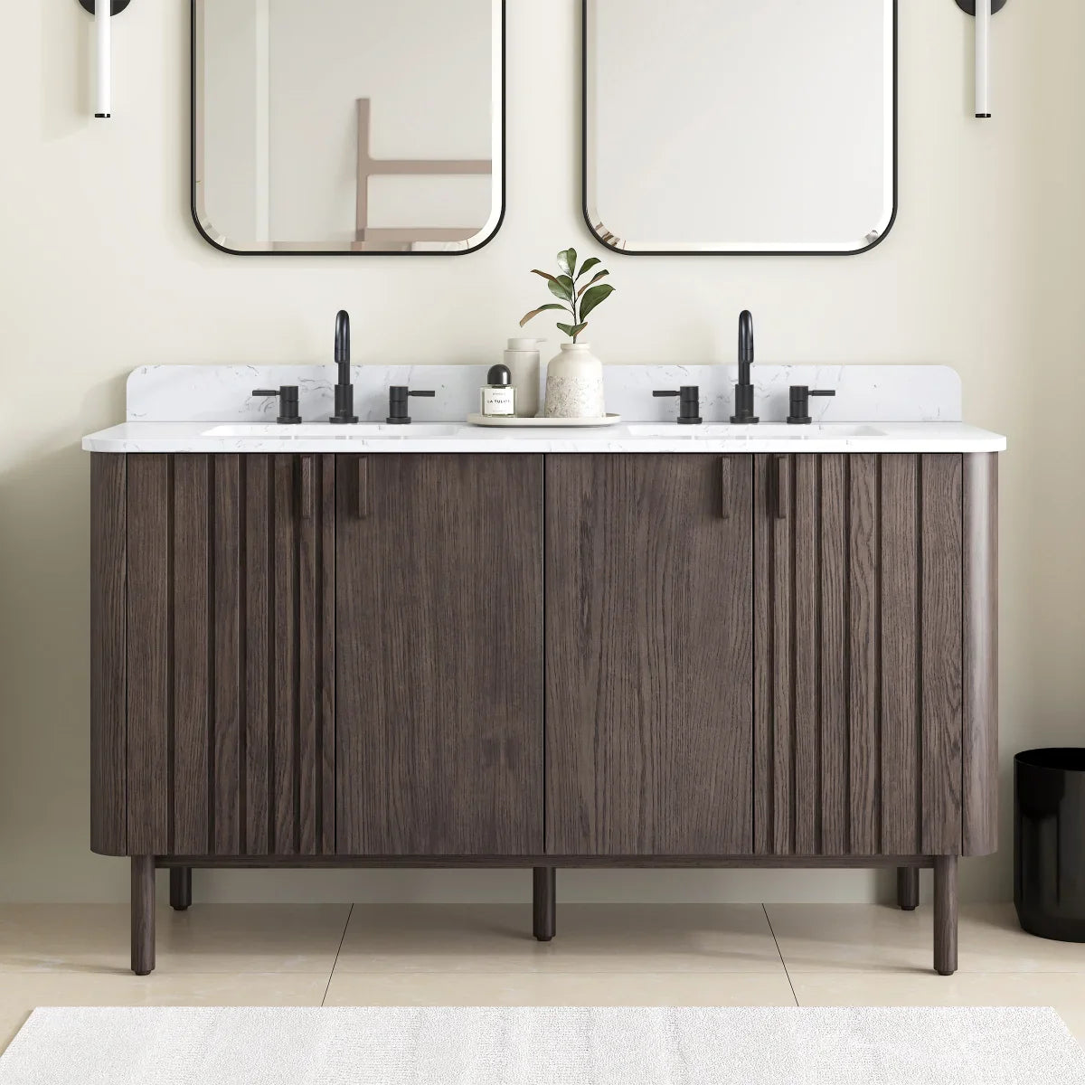Avanity Brady Bathroom Vanity in Brown Oak Finish