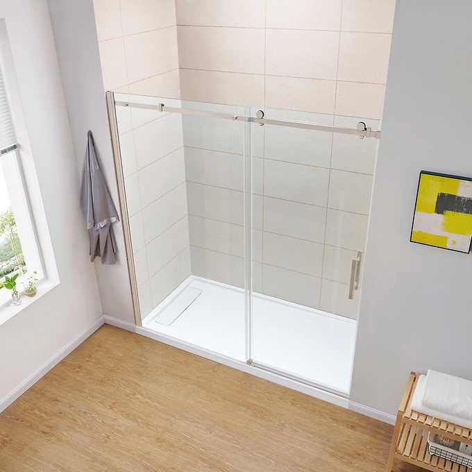 OVE Decors Kelsey 72 in. Sliding Glass Shower Door with Hardware