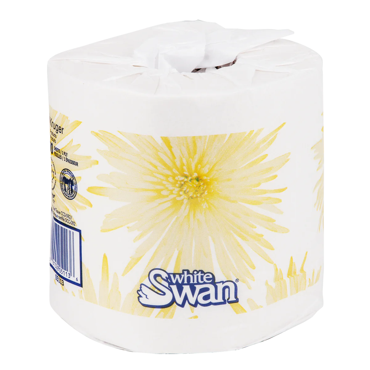 White Swan 1-ply Individually Wrapped Bathroom Tissue Rolls Pack of 24