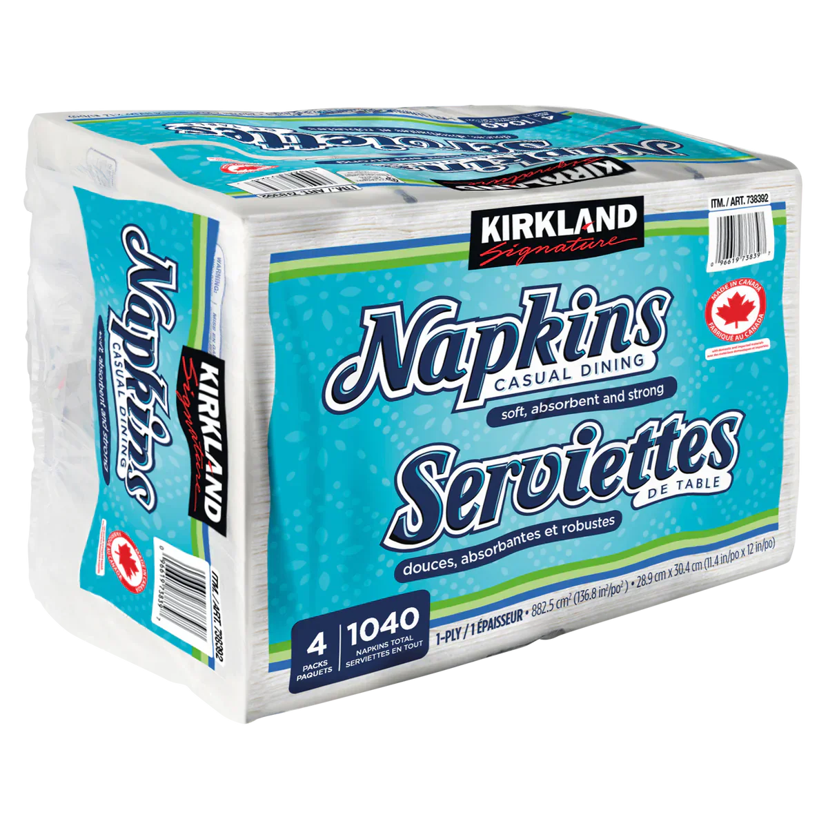 Kirkland Signature Napkins 4 packs of 260