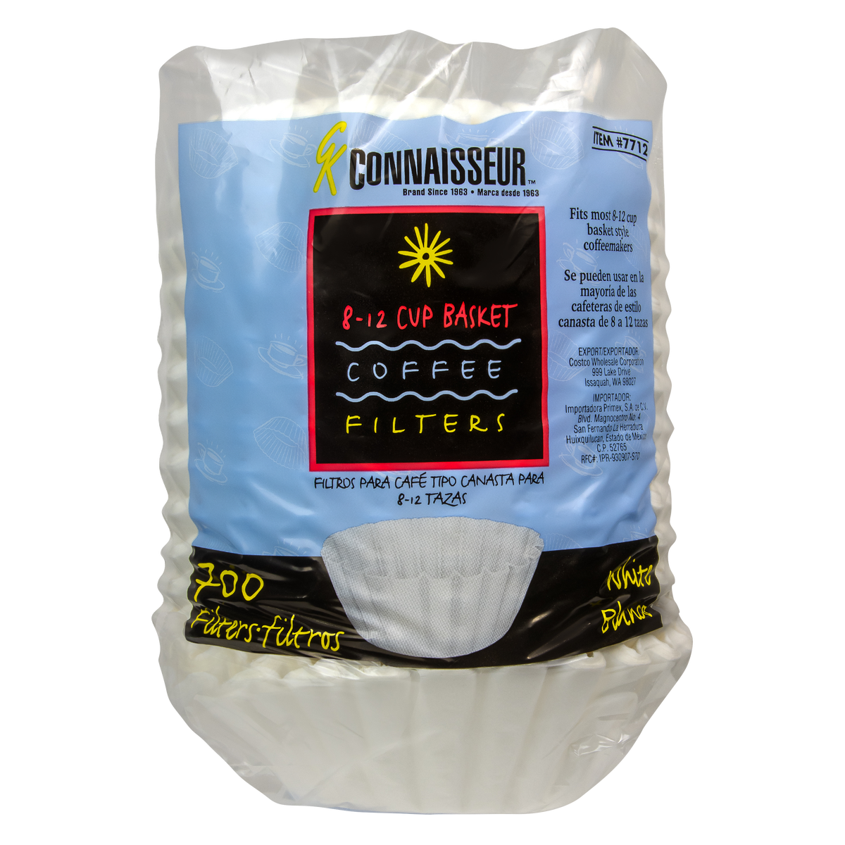 GK Connaisseur 8-to-12-cup Basket Coffee Filters Pack of 700