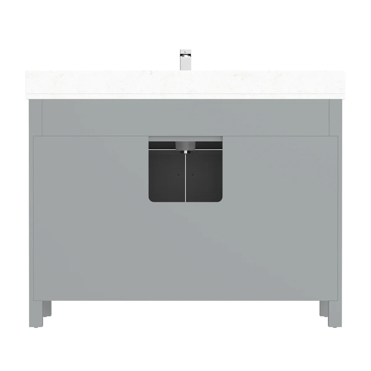 Studio Bathe Thomson Vanity with Power Bar, Oxford Grey
