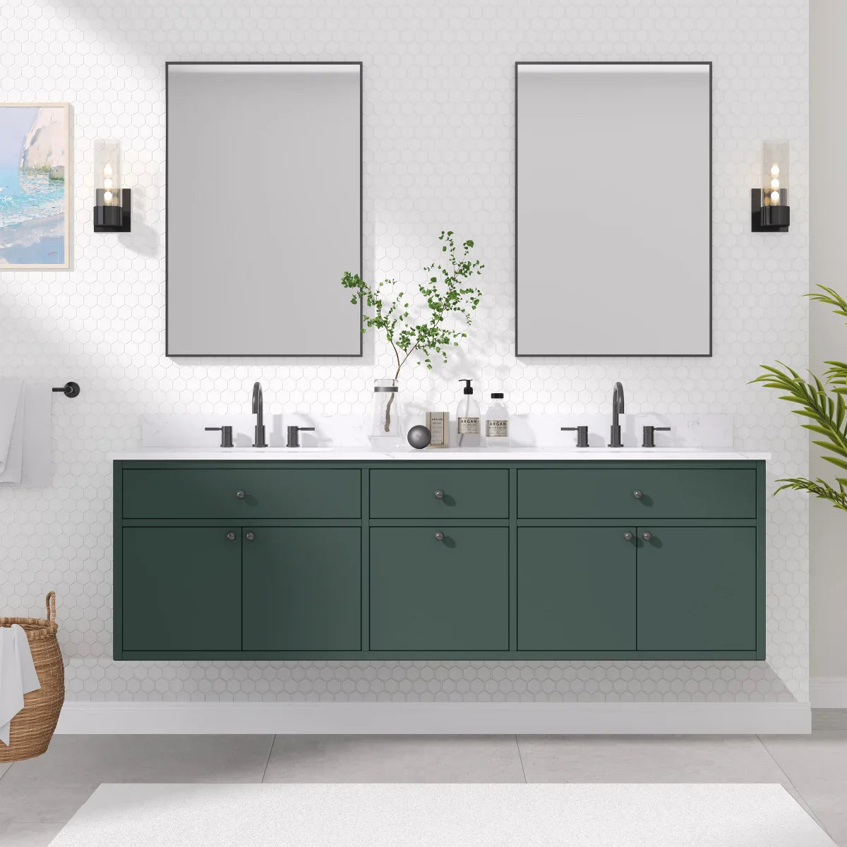 Avanity Palmer Bathroom Vanity in Green Finish