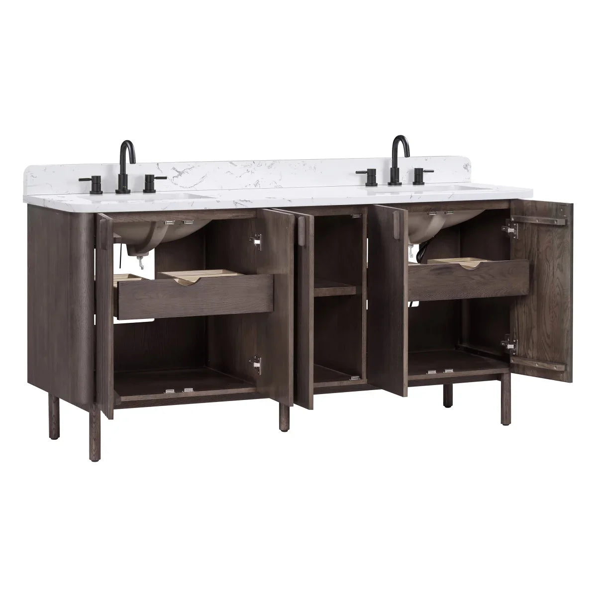 Avanity Brady Bathroom Vanity in Brown Oak Finish