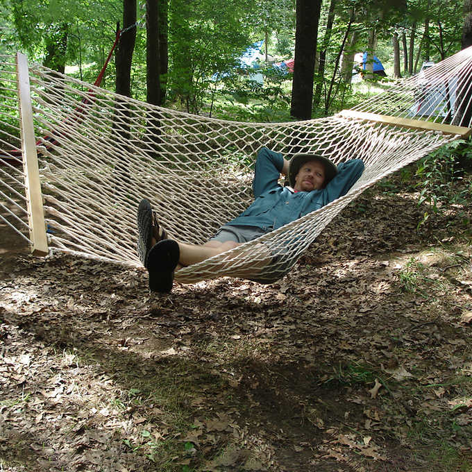 Deluxe Double Hammock with Tree Straps