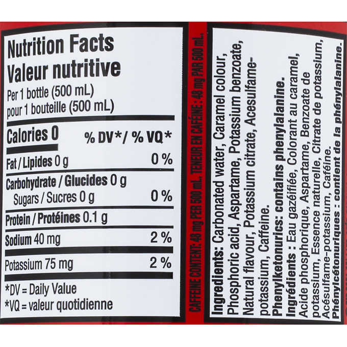 Coca-Cola Zero Sugar 24 × 500 mL