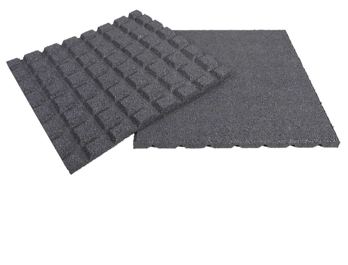 Rubber Outdoor Tiles, 8-pack