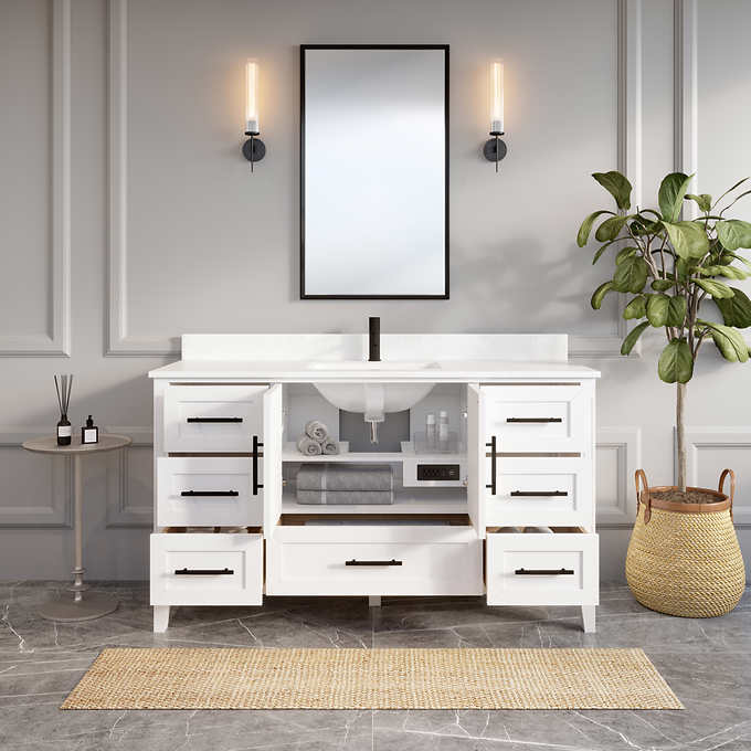 Studio Bathe Hudson 60 in. Single Vanity