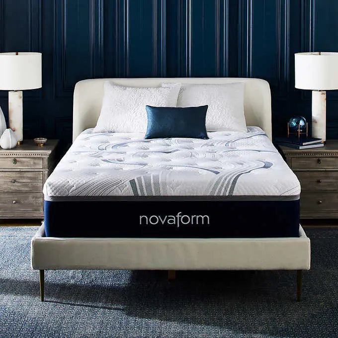 Cooling Gel Memory Foam King Mattress with Enhanced Support and Antimicrobial Protection
