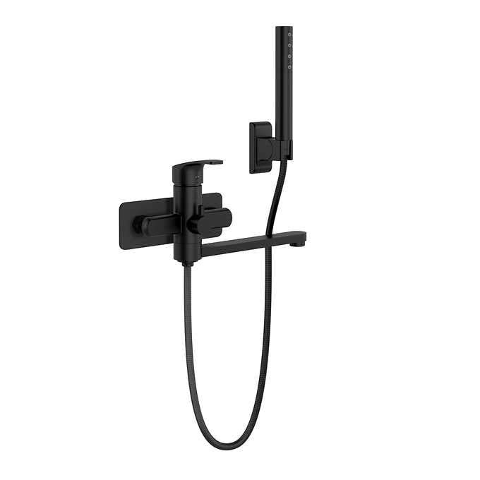 Pulse Niagara Wall Mounted Tub Filler with Pivoting Arm Spout and Hand Wand