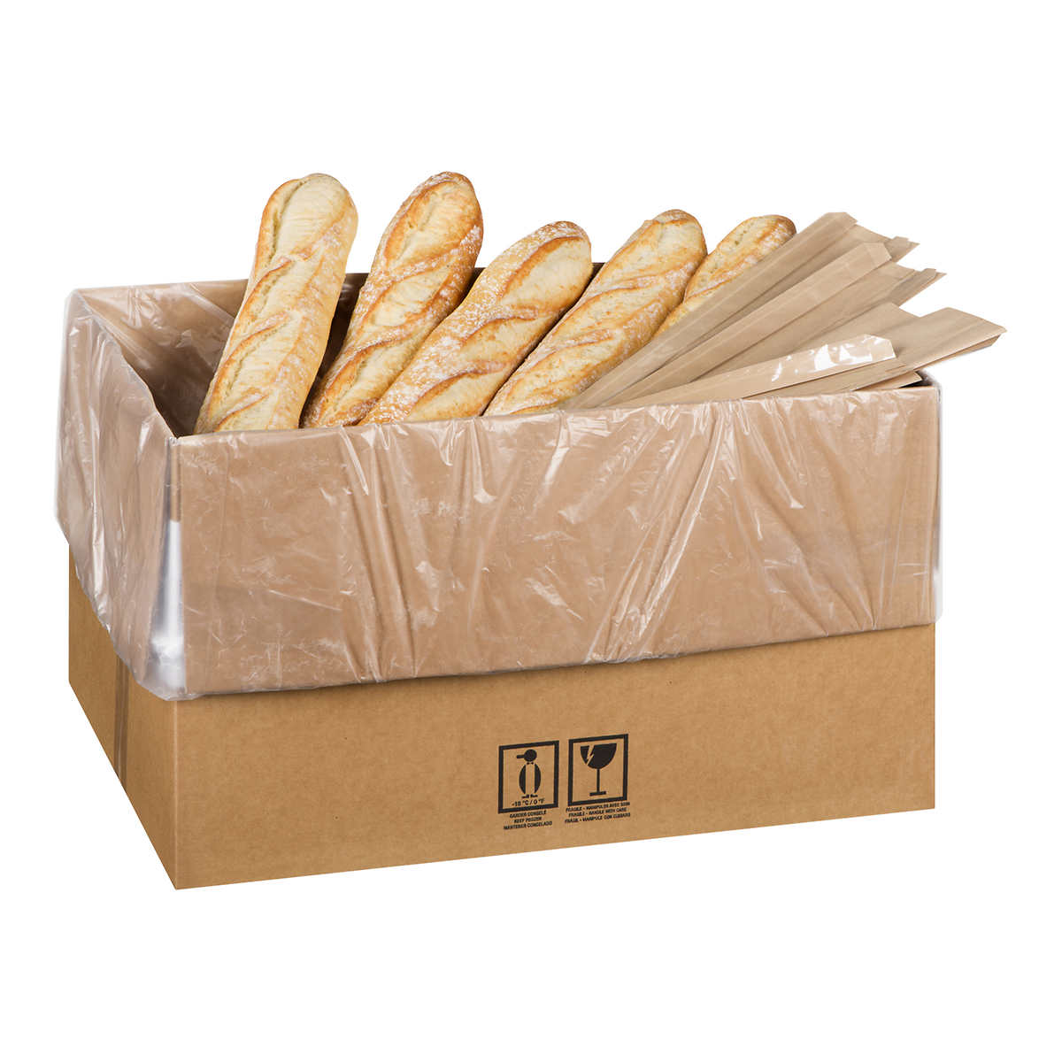 Bridor Parbaked Artisan Frozen Baguette Bread 26-pack